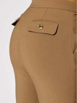 Elisabetta Franchi Γυναίκες Υφασμάτινα Παντελόνια Παντελόνι υφασμάτινο PA-038-22E2-V240 Καφέ Slim Fit -Elisabetta Franchi Εκπτώσεις unnamed file 2269