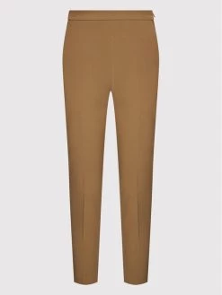 Elisabetta Franchi Γυναίκες Υφασμάτινα Παντελόνια Παντελόνι υφασμάτινο PA-038-22E2-V240 Καφέ Slim Fit -Elisabetta Franchi Εκπτώσεις unnamed file 2270