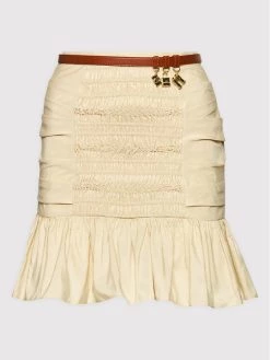 Elisabetta Franchi Γυναίκες Φούστα Mini GO-026-22E2-V300 Μπεζ Slim Fit 9 Elisabetta Franchi Γυναίκες Φούστα Mini GO-026-22E2-V300 Μπεζ Slim Fit -Elisabetta Franchi Εκπτώσεις unnamed file 2290