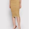 Elisabetta Franchi Γυναίκες Φούστες Pencil Φούστα Pencil GK-44B-22E2-V220 Μπεζ Slim Fit