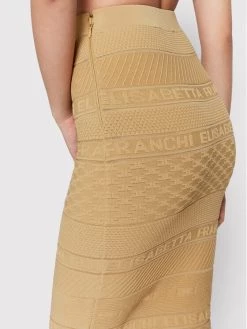 Elisabetta Franchi Γυναίκες Φούστες Pencil Φούστα Pencil GK-44B-22E2-V220 Μπεζ Slim Fit -Elisabetta Franchi Εκπτώσεις unnamed file 2299