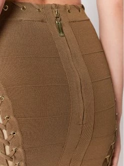 Elisabetta Franchi Γυναίκες Φούστες Pencil Φούστα Pencil GK-39B-22E2-V370 Καφέ Slim Fit -Elisabetta Franchi Εκπτώσεις unnamed file 2309