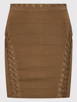 Elisabetta Franchi Γυναίκες Φούστες Pencil Φούστα Pencil GK-39B-22E2-V370 Καφέ Slim Fit -Elisabetta Franchi Εκπτώσεις unnamed file 2310