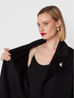 Elisabetta Franchi Γυναίκες Μεταβατικά Παλτά Μάλλινο παλτό CP-40C-26E2-V740 Μαύρο Regular Fit -Elisabetta Franchi Εκπτώσεις unnamed file 232