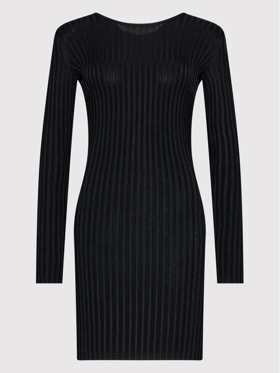 Elisabetta Franchi Γυναίκες Κοκτέιλ Φορέματα Φόρεμα κοκτέιλ AM-99G-22E2-V300 Μαύρο Slim Fit 5 Elisabetta Franchi Γυναίκες Κοκτέιλ Φορέματα Φόρεμα κοκτέιλ AM-99G-22E2-V300 Μαύρο Slim Fit - Image 5