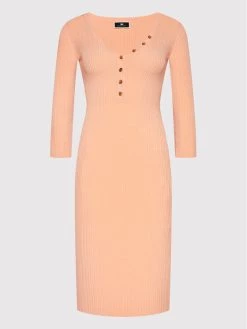 Elisabetta Franchi Γυναίκες Πλεκτά Φορέματα Φόρεμα υφασμάτινο AM-22S-22E2-V280 Πορτοκαλί Slim Fit 9 Elisabetta Franchi Γυναίκες Πλεκτά Φορέματα Φόρεμα υφασμάτινο AM-22S-22E2-V280 Πορτοκαλί Slim Fit -Elisabetta Franchi Εκπτώσεις unnamed file 2355