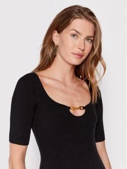 Elisabetta Franchi Γυναίκες Καθημερινά Φορέματα Φόρεμα καθημερινό AM-10S-22E2-V290 Μαύρο Slim Fit 8 Elisabetta Franchi Γυναίκες Καθημερινά Φορέματα Φόρεμα καθημερινό AM-10S-22E2-V290 Μαύρο Slim Fit -Elisabetta Franchi Εκπτώσεις unnamed file 2369