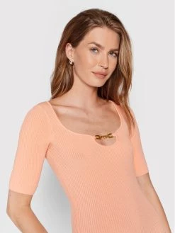 Elisabetta Franchi Γυναίκες Καθημερινά Φορέματα Φόρεμα καθημερινό AM-10S-22E2-V290 Πορτοκαλί Slim Fit -Elisabetta Franchi Εκπτώσεις unnamed file 2374