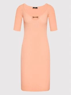 Elisabetta Franchi Γυναίκες Καθημερινά Φορέματα Φόρεμα καθημερινό AM-10S-22E2-V290 Πορτοκαλί Slim Fit -Elisabetta Franchi Εκπτώσεις unnamed file 2375