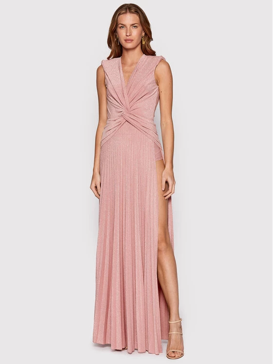 Elisabetta Franchi Γυναίκες Βραδινά Φορέματα Φόρεμα βραδινό AB-220-22E2-V400 Ροζ Regular Fit 1 Elisabetta Franchi Γυναίκες Βραδινά Φορέματα Φόρεμα βραδινό AB-220-22E2-V400 Ροζ Regular Fit