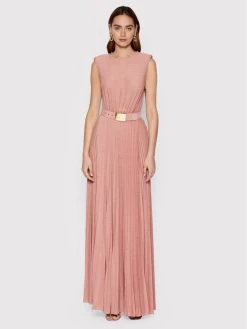 Elisabetta Franchi Γυναίκες Βραδινά Φορέματα Φόρεμα βραδινό AB-218-22E2-V540 Ροζ Slim Fit