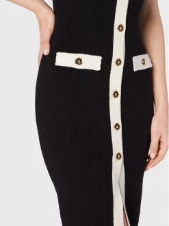 Elisabetta Franchi Γυναίκες Πλεκτά Φορέματα Φόρεμα υφασμάτινο AM-69Q-26E2-V470 Μαύρο Slim Fit -Elisabetta Franchi Εκπτώσεις unnamed file 244