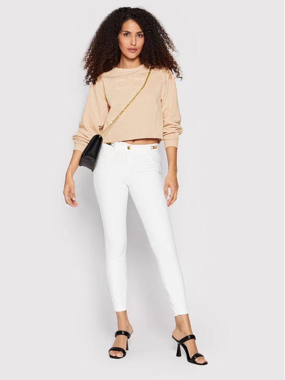 Elisabetta Franchi Γυναίκες Μπλούζες Μπλούζα MD-015-21E2-V190 Μπεζ Regular Fit 2 Elisabetta Franchi Γυναίκες Μπλούζες Μπλούζα MD-015-21E2-V190 Μπεζ Regular Fit - Image 2