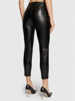 Elisabetta Franchi Γυναίκες Δερμάτινα Παντελόνια Παντελόνι από απομίμηση δέρματος PA-040-27E2-V280 Μαύρο Skinny Fit -Elisabetta Franchi Εκπτώσεις unnamed file 247