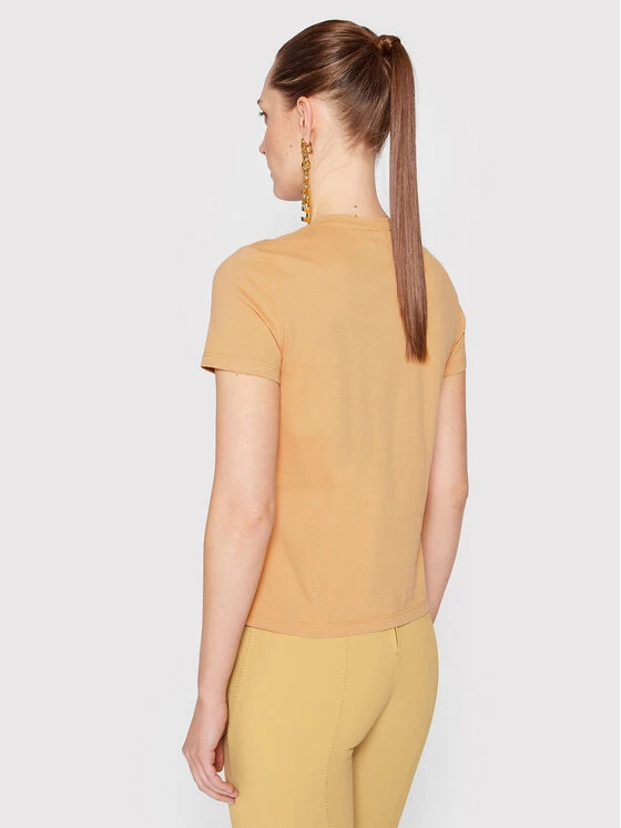 Elisabetta Franchi Γυναίκες T-shirts T-Shirt MA-010-21E2-V160 Μπεζ Regular Fit 3 Elisabetta Franchi Γυναίκες T-shirts T-Shirt MA-010-21E2-V160 Μπεζ Regular Fit - Image 3