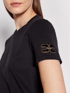 Elisabetta Franchi Γυναίκες T-shirts T-Shirt MA-007-21E2-V160 Μαύρο Relaxed Fit -Elisabetta Franchi Εκπτώσεις unnamed file 2478
