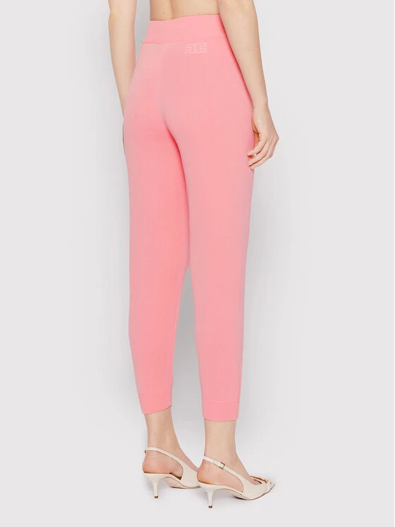 Elisabetta Franchi Γυναίκες Παντελόνια Φόρμας Παντελόνι φόρμας KP-22B-21E2-V240 Ροζ Regular Fit 3 Elisabetta Franchi Γυναίκες Παντελόνια Φόρμας Παντελόνι φόρμας KP-22B-21E2-V240 Ροζ Regular Fit - Image 3
