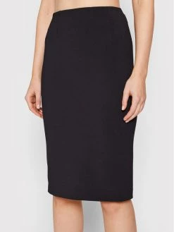 Elisabetta Franchi Γυναίκες Φούστες Pencil Φούστα Pencil GO-005-21E2-V230 Μαύρο Slim Fit