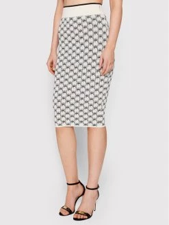 Elisabetta Franchi Γυναίκες Φούστες Pencil Φούστα Pencil GK-45G-21E2-V240 Μπεζ Slim Fit