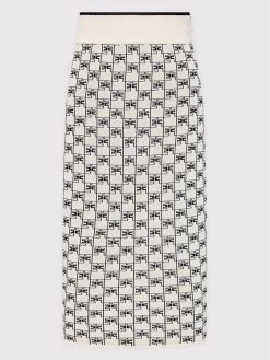 Elisabetta Franchi Γυναίκες Φούστες Pencil Φούστα Pencil GK-45G-21E2-V240 Μπεζ Slim Fit -Elisabetta Franchi Εκπτώσεις unnamed file 2498