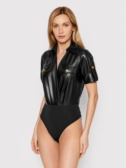 Elisabetta Franchi Γυναίκες Κορμάκια Body CB-003-21E2-V320 Μαύρο Regular Fit