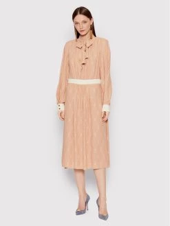 Elisabetta Franchi Γυναίκες Κοκτέιλ Φορέματα Φόρεμα κοκτέιλ AB-109-21E2-V540 Ροζ Regular Fit