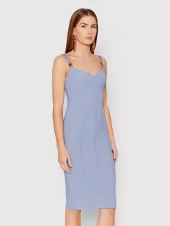 Elisabetta Franchi Γυναίκες Κοκτέιλ Φορέματα Φόρεμα κοκτέιλ AB-066-21E2-V320 Μωβ Slim Fit