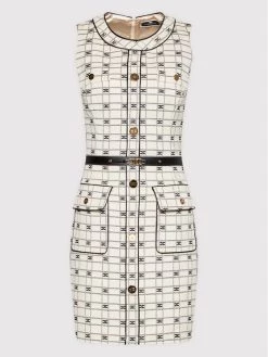 Elisabetta Franchi Γυναίκες Κοκτέιλ Φορέματα Φόρεμα κοκτέιλ AB-047-21E2-V620 Μπεζ Slim Fit -Elisabetta Franchi Εκπτώσεις unnamed file 2543