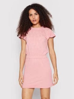 Elisabetta Franchi Γυναίκες Καθημερινά Φορέματα Φόρεμα υφασμάτινο AB-049-21E2-V230 Ροζ Regular Fit