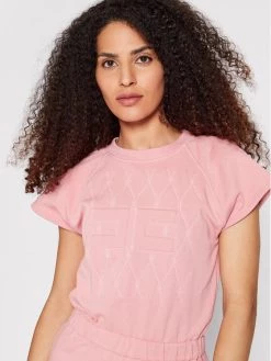 Elisabetta Franchi Γυναίκες Καθημερινά Φορέματα Φόρεμα υφασμάτινο AB-049-21E2-V230 Ροζ Regular Fit -Elisabetta Franchi Εκπτώσεις unnamed file 2547