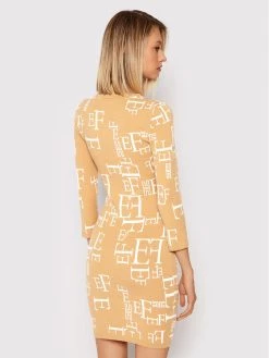 Elisabetta Franchi Γυναίκες Πλεκτά Φορέματα Φόρεμα υφασμάτινο AM-63Q-16E2-V240 Καφέ Slim Fit -Elisabetta Franchi Εκπτώσεις unnamed file 2556