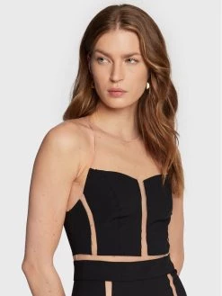 Elisabetta Franchi Γυναίκες Κοκτέιλ Φορέματα Φόρεμα κοκτέιλ AB-278-27E2-V360 Μαύρο Tight Fit -Elisabetta Franchi Εκπτώσεις unnamed file 273