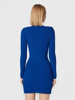 Elisabetta Franchi Γυναίκες Πλεκτά Φορέματα Φόρεμα υφασμάτινο AM-65T-26E2-V550 Μπλε Slim Fit -Elisabetta Franchi Εκπτώσεις unnamed file 293