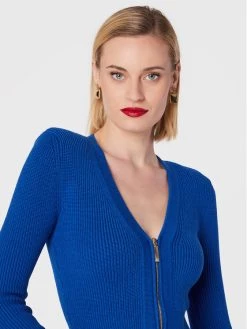 Elisabetta Franchi Γυναίκες Πλεκτά Φορέματα Φόρεμα υφασμάτινο AM-65T-26E2-V550 Μπλε Slim Fit -Elisabetta Franchi Εκπτώσεις unnamed file 294