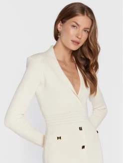 Elisabetta Franchi Γυναίκες Πλεκτά Φορέματα Φόρεμα υφασμάτινο AM-91B-27E2-V500 Μπεζ Slim Fit -Elisabetta Franchi Εκπτώσεις unnamed file 3