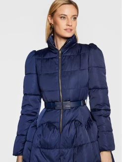 Elisabetta Franchi Γυναίκες Χειμωνιάτικα Μπουφάν Μπουφάν πουπουλένιο PI-45Z-26E2-V700 Σκούρο μπλε Regular Fit -Elisabetta Franchi Εκπτώσεις unnamed file 314