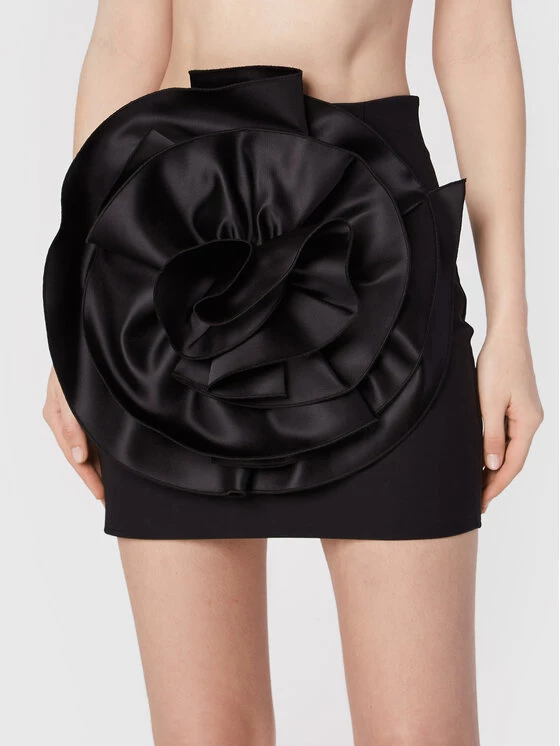 Elisabetta Franchi Γυναίκες Φούστα Mini GO-470-27E2-V270 Μαύρο Slim Fit 1 Elisabetta Franchi Γυναίκες Φούστα Mini GO-470-27E2-V270 Μαύρο Slim Fit