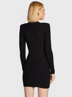 Elisabetta Franchi Γυναίκες Πλεκτά Φορέματα Φόρεμα υφασμάτινο AM-65T-26E2-V550 Μαύρο Slim Fit -Elisabetta Franchi Εκπτώσεις unnamed file 345