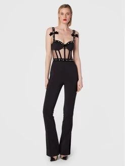 Elisabetta Franchi Γυναίκες Ολόσωμες Φόρμες Ολόσωμη φόρμα TU-006-27E2-V620 Μαύρο Slim Fit