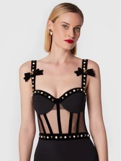 Elisabetta Franchi Γυναίκες Ολόσωμες Φόρμες Ολόσωμη φόρμα TU-006-27E2-V620 Μαύρο Slim Fit -Elisabetta Franchi Εκπτώσεις unnamed file 356