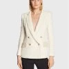 Elisabetta Franchi Γυναίκες Σακάκια & Μπλέιζερ Μπλέιζερ GI-062-27E2-V800 Μπεζ Regular Fit