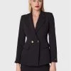 Elisabetta Franchi Γυναίκες Σακάκια & Μπλέιζερ Μπλέιζερ GI-063-27E2-V590 Μαύρο Slim Fit