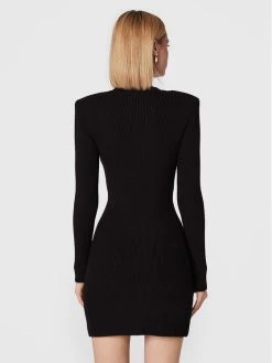 Elisabetta Franchi Γυναίκες Πλεκτά Φορέματα Φόρεμα υφασμάτινο AM-61S-26E2-V500 Μαύρο Slim Fit -Elisabetta Franchi Εκπτώσεις unnamed file 386