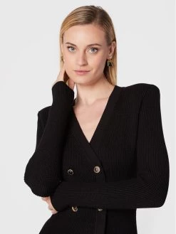 Elisabetta Franchi Γυναίκες Πλεκτά Φορέματα Φόρεμα υφασμάτινο AM-61S-26E2-V500 Μαύρο Slim Fit -Elisabetta Franchi Εκπτώσεις unnamed file 387