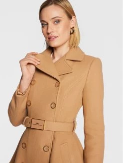 Elisabetta Franchi Γυναίκες Χειμωνιάτικα Παλτά Μάλλινο παλτό CP-001-26E2-V1100 Καφέ Regular Fit 9 Elisabetta Franchi Γυναίκες Χειμωνιάτικα Παλτά Μάλλινο παλτό CP-001-26E2-V1100 Καφέ Regular Fit -Elisabetta Franchi Εκπτώσεις unnamed file 392