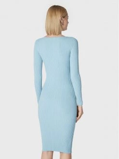 Elisabetta Franchi Γυναίκες Πλεκτά Φορέματα Φόρεμα υφασμάτινο AM-51T-26E2-V520 Μπλε Slim Fit -Elisabetta Franchi Εκπτώσεις unnamed file 403