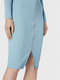 Elisabetta Franchi Γυναίκες Πλεκτά Φορέματα Φόρεμα υφασμάτινο AM-51T-26E2-V520 Μπλε Slim Fit -Elisabetta Franchi Εκπτώσεις unnamed file 405