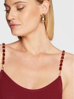 Elisabetta Franchi Γυναίκες Κοκτέιλ Φορέματα Φόρεμα κοκτέιλ AM-78S-27E2-V360 Μπορντό Slim Fit -Elisabetta Franchi Εκπτώσεις unnamed file 410