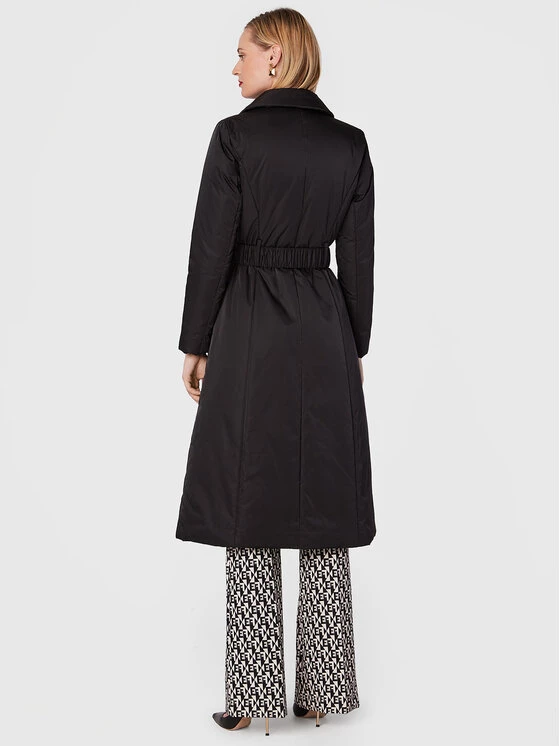 Elisabetta Franchi Γυναίκες Πουπουλένια Μπουφάν Μπουφάν μεταβατικό PI-46H-26E2-V600 Μαύρο Regular Fit 3 Elisabetta Franchi Γυναίκες Πουπουλένια Μπουφάν Μπουφάν μεταβατικό PI-46H-26E2-V600 Μαύρο Regular Fit - Image 3