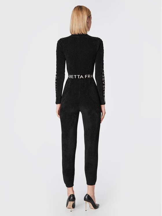 Elisabetta Franchi Γυναίκες Ολόσωμες Φόρμες Ολόσωμη φόρμα KT-19S-26E2-V520 Μαύρο Slim Fit 3 Elisabetta Franchi Γυναίκες Ολόσωμες Φόρμες Ολόσωμη φόρμα KT-19S-26E2-V520 Μαύρο Slim Fit - Image 3